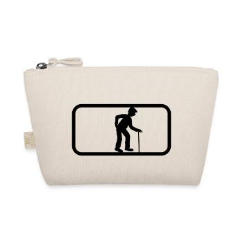 button sport logo stock hat go back grandpa gros - Organic Pouch - nature - Front