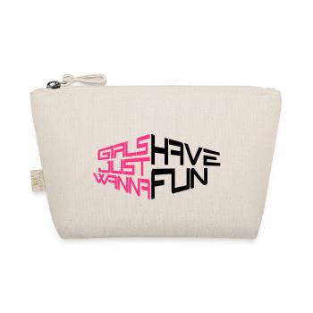 perspektive girls just wanna have fun spruch text - Bio-Täschchen - Natur - Vorne