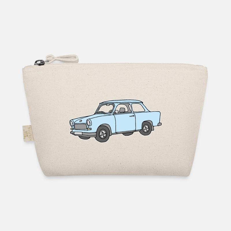 Hellblauer Trabi,  Bio-Täschchen