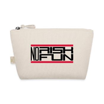 bar no risk no fun claim risk danger - Organic Pouch - nature - Front