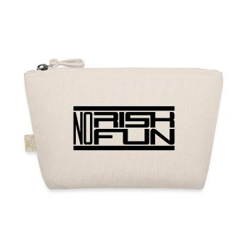 bar no risk no fun claim risk danger - Organic Pouch - nature - Front