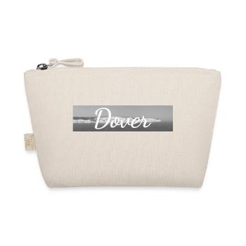 Retro Lettering at White Cliffs Dover Kent - Organic Pouch - nature - Front