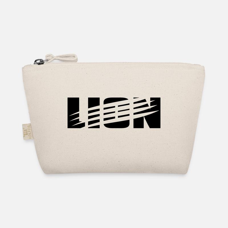 Design cool de lion avec des rayures sur les griffes Trousse biologique