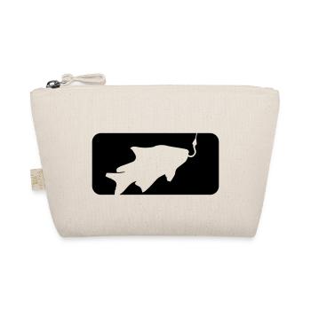 bouton sport logo attrapé pêche poisson nage - Trousse biologique - nature - Devant