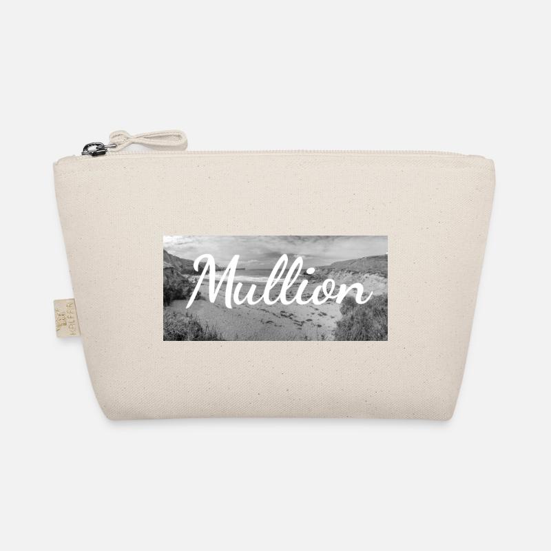 Retro Lettering at Mullion Harbour Cornwall UK Bio-Täschchen