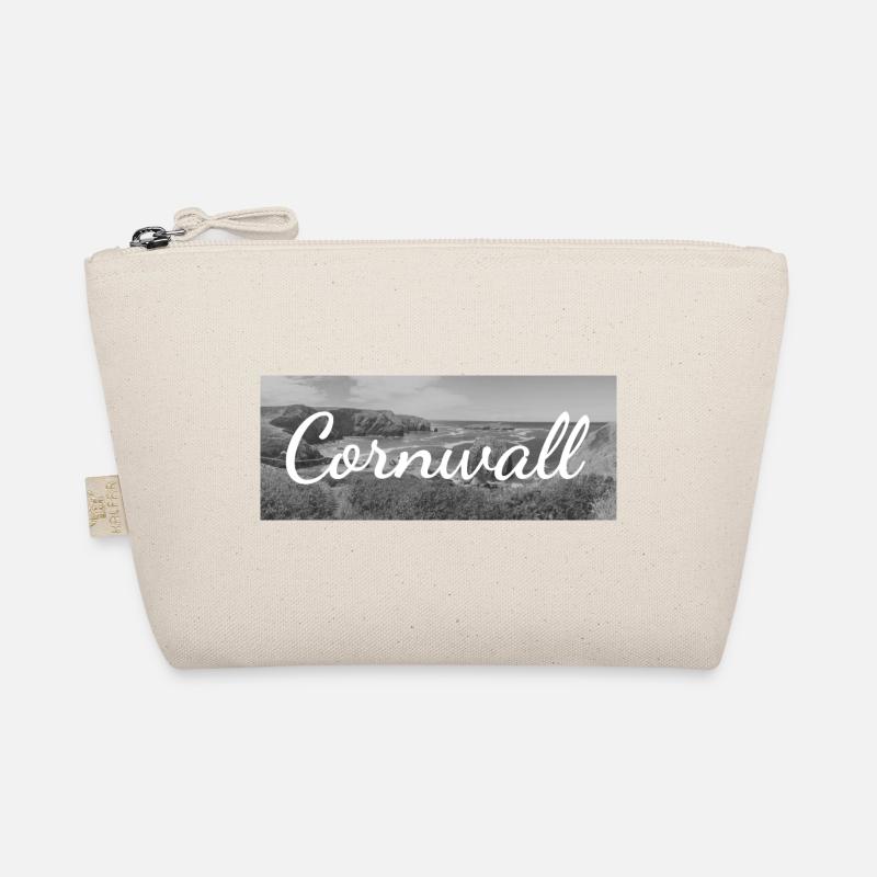 Lettrage rétro sur une plage de Cornwall en Angleterre Trousse biologique