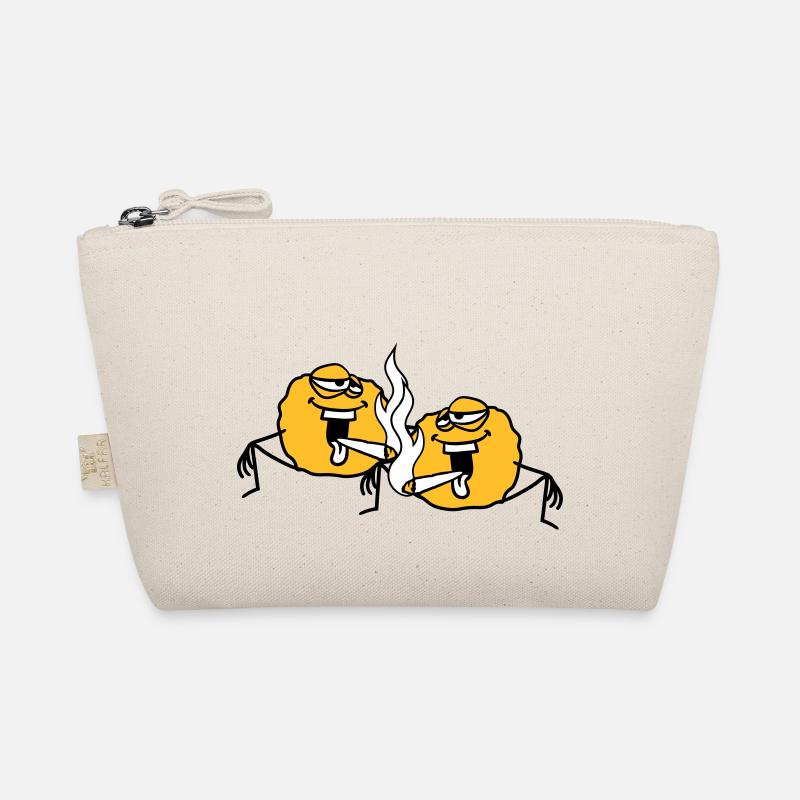 2 friends team couple stoned kiffen kiffer stoned h Organic Pouch