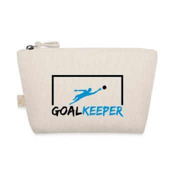 goalkeeper cool goalie keeper goalkeeper holding - Organic Pouch - nature - Front