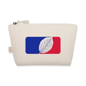 logo sport rot blau buche blatt baum pflanze form - Bio-Täschchen - Natur - Vorne