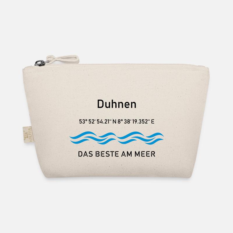 Duhnen - das beste am Meer - Bio-Täschchen - Natur