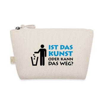 Is that art or can it go away? Museum painter garbage - Organic Pouch - nature - Front
