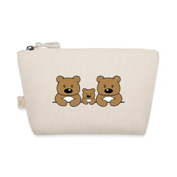 amour amoureux couples bébé enfant jeune papa maman - Trousse biologique - nature - Devant