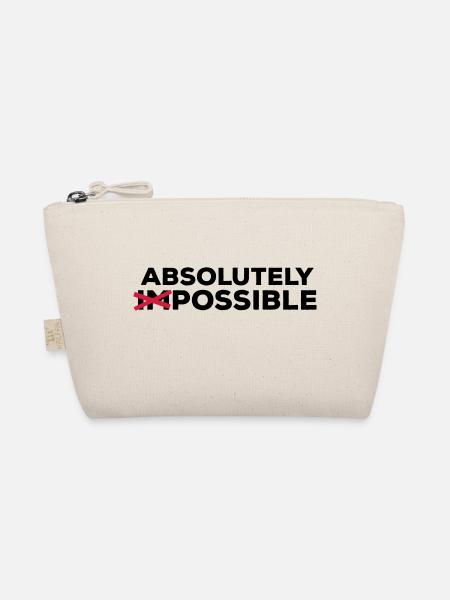 absolutely possible possible way out solution Optimist - Organic Pouch - nature - Front