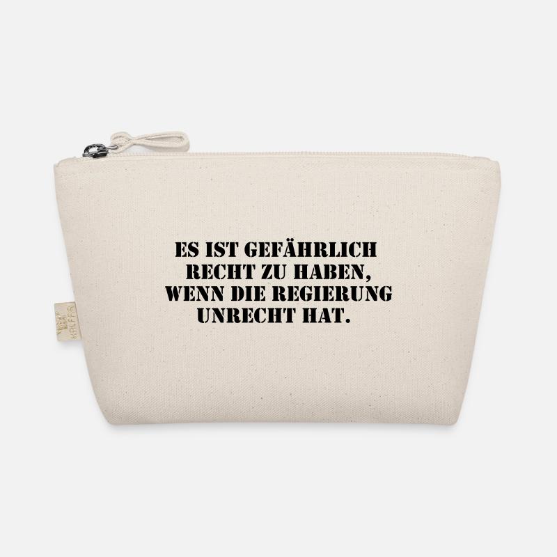 Es ist gefährlich Recht Bio-Täschchen