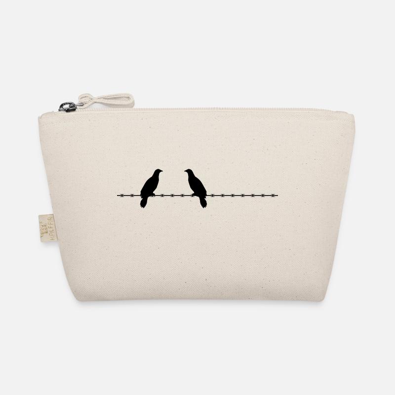 2 deaf pigeons razor barbed security security Organic Pouch