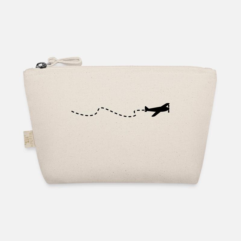 Flugzeug / flying plain (1c) Organic Pouch