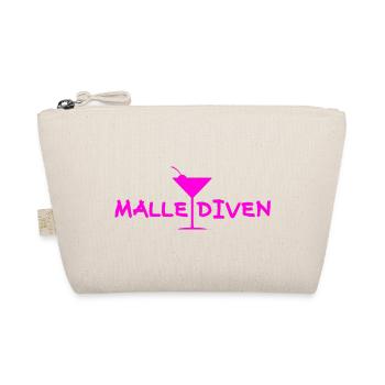Malle Diven - Bio-Täschchen - Natur - Vorne