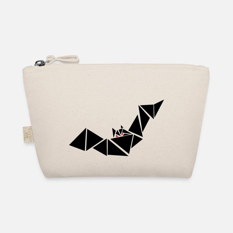 Origami Paper Animal Bat Organic Pouch