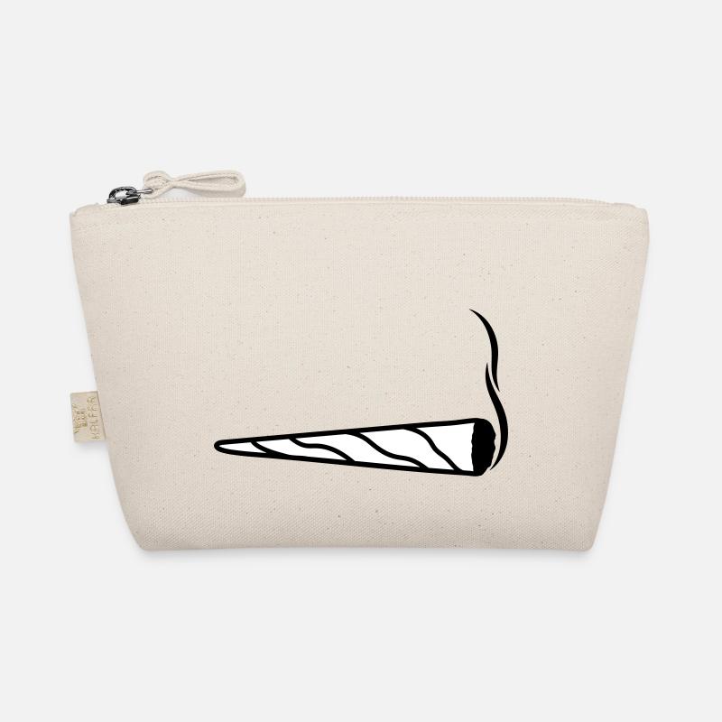joint clipart logo hemp weed cannabis kiffen kiffe Organic Pouch