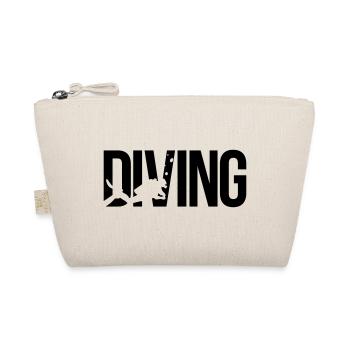 diving Tauchen - Bio-Täschchen - Natur - Vorne