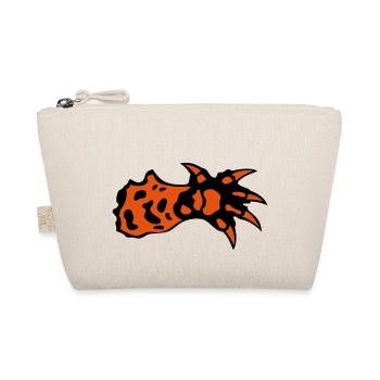 cheetah animal claw paw 1 - Organic Pouch - nature - Front