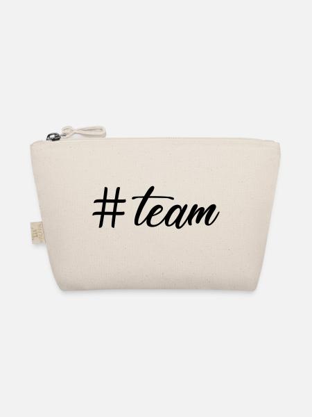 hashtag # team - Bio-Täschchen - Natur - Vorne