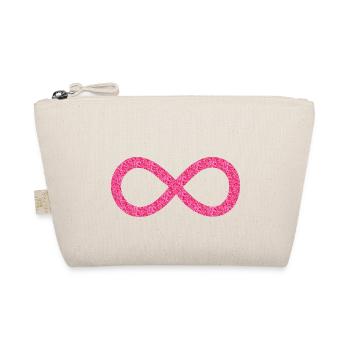 infinity glitter - Organic Pouch - nature - Front