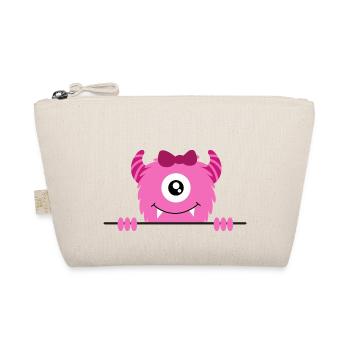 Petit monstre mignon - Trousse biologique - nature - Devant