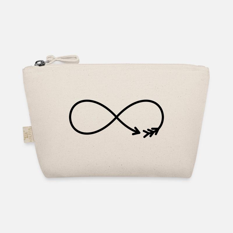 Flèche du Signe de l’Infini Cadeau Amour Trousse biologique