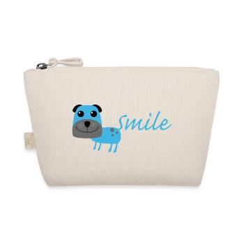 Smile Dog chien chien - Trousse biologique - nature - Devant