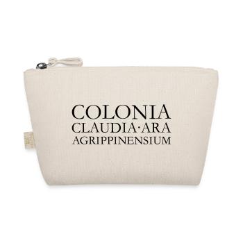 COLONIA CLAUDIA ARA AGRPPINENSIUM Vintage Schwarz - Bio-Täschchen - Natur - Vorne