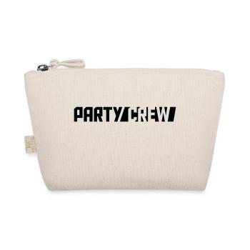 logo party crew friends team crew club design danc - Organic Pouch - nature - Front