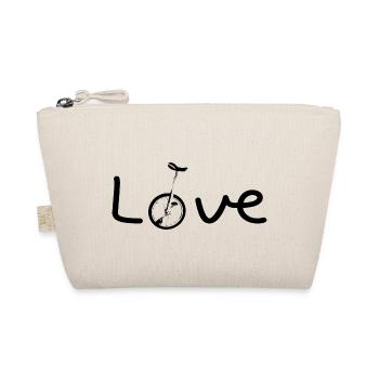 Einrad love - Bio-Täschchen - Natur - Vorne
