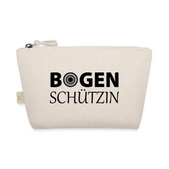 Bogenschiessen Zielscheibe Bogenschuetzin - Bio-Täschchen - Natur - Vorne