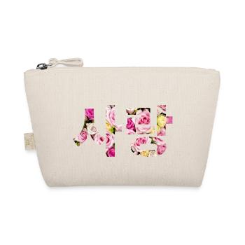 En coréen: l'amour - Trousse biologique - nature - Devant