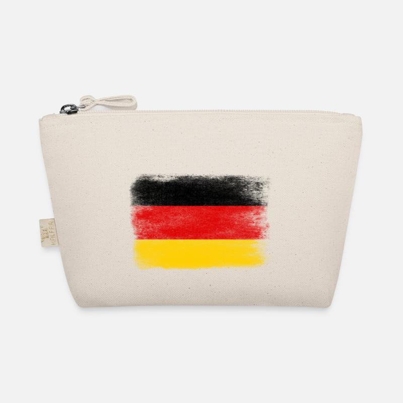 Deutschland Flagge - Bio-Täschchen - Natur