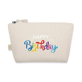 Birthday years gift happy birthday honor day - Organic Pouch - nature - Front