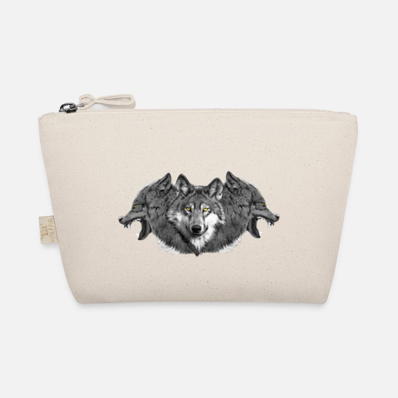 Wolf wolf pack Organic Pouch