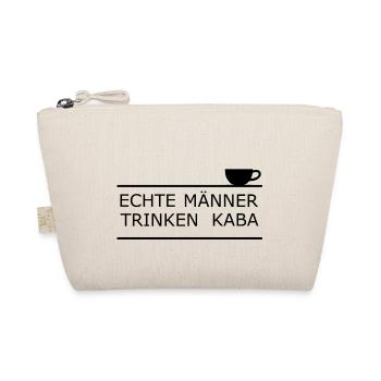 Echte Maenner trinken Kaba - Bio-Täschchen - Natur - Vorne