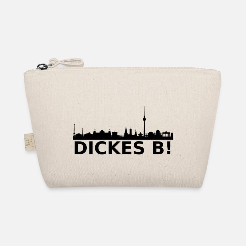 BERLIN Skyline - DICKES B! Bio-Täschchen