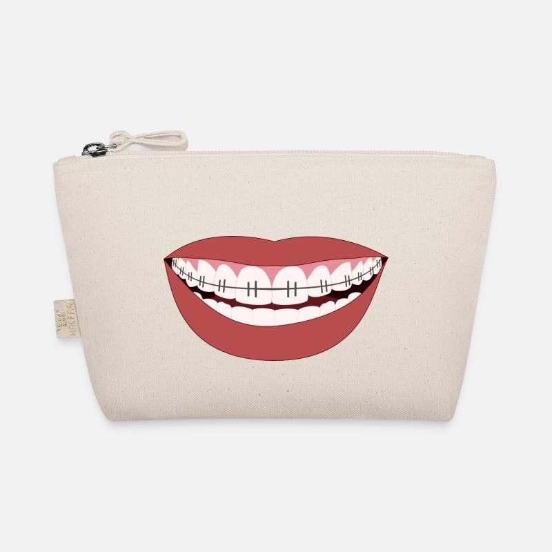 Stahlzähne - Lächeln der Hölle oder Eisen! Bio-Täschchen