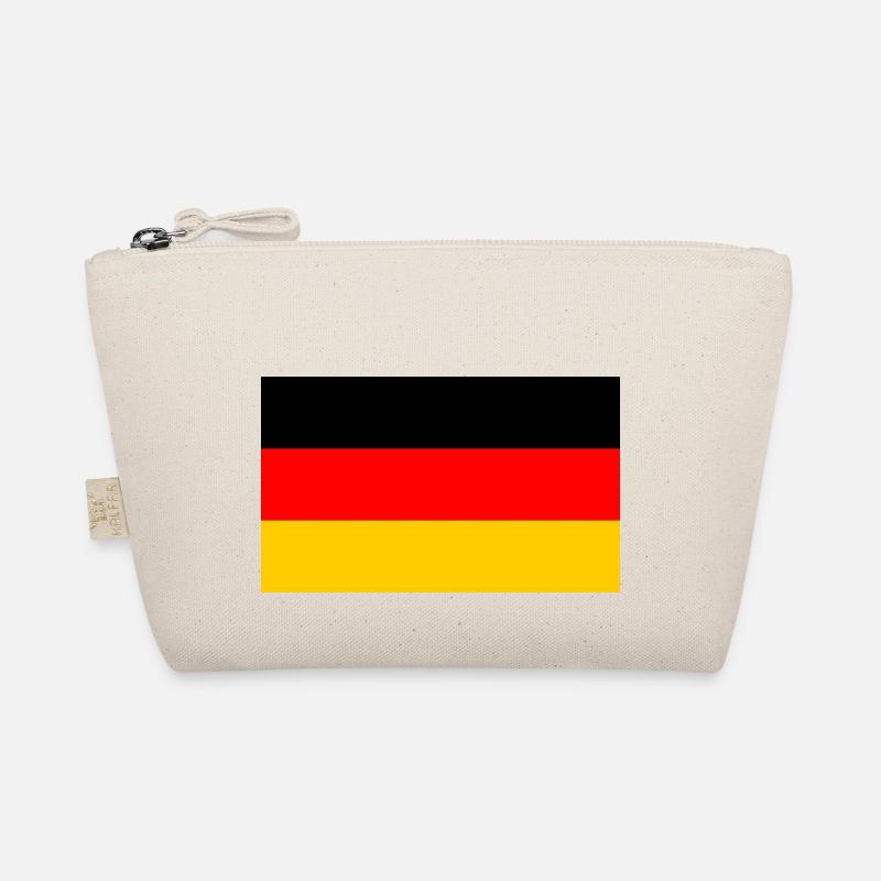 Deutsche Flagge - Deutsche Flagge - Bio-Täschchen - Natur