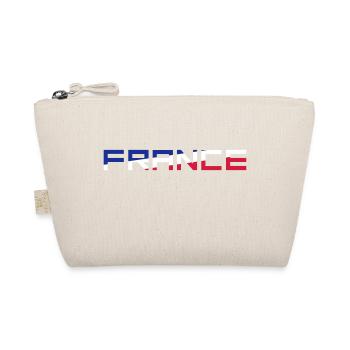 Flag France France Colors Blue White Red FR - Organic Pouch - nature - Front
