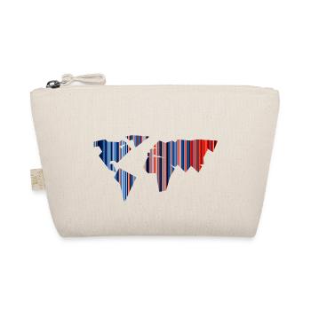 World Map - Climate Change - Warming Stripes - Earth - Organic Pouch - nature - Front