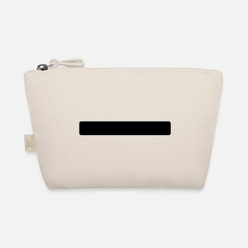 Stripes black Organic Pouch