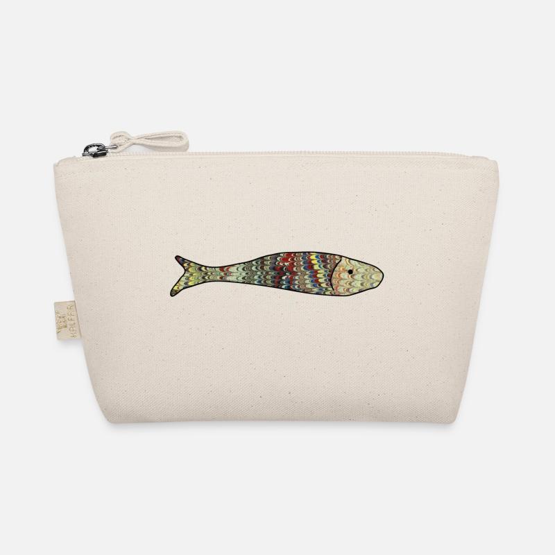 Fish - fish - Jesus Christ Organic Pouch