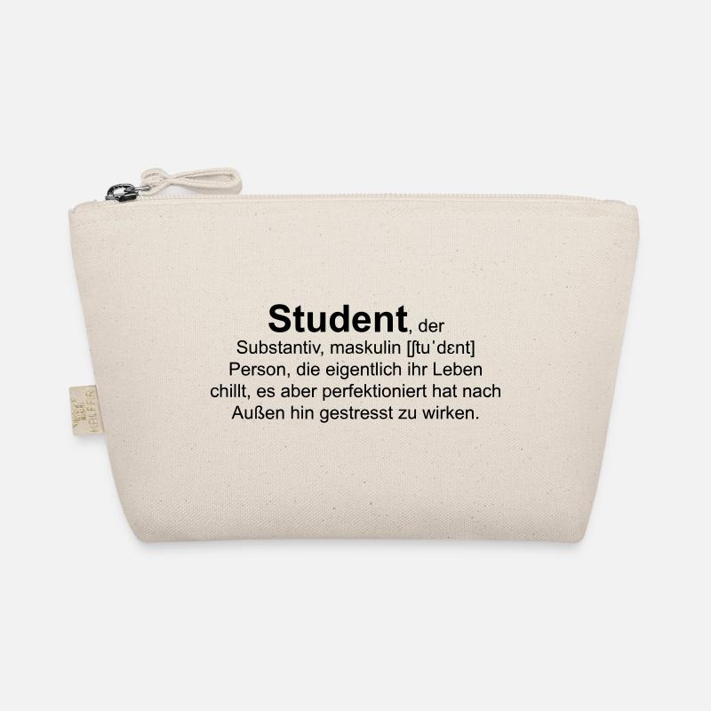 Student, der - Bio-Täschchen - Natur