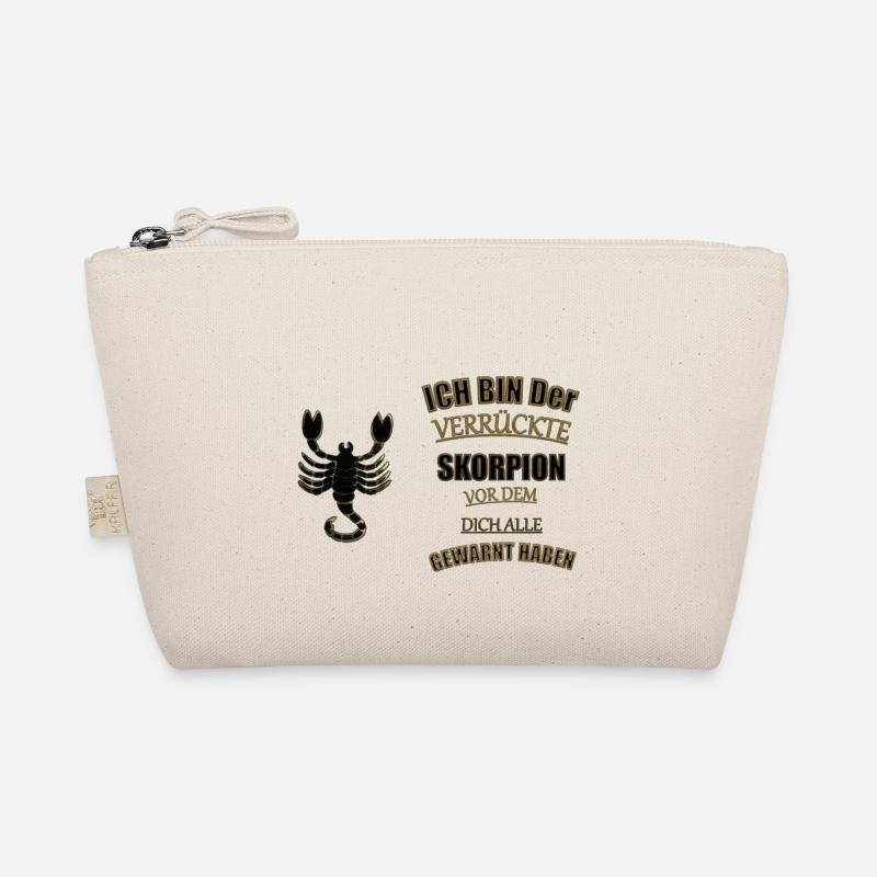 Sternzeichen Skorpion Spruch Bio-Täschchen
