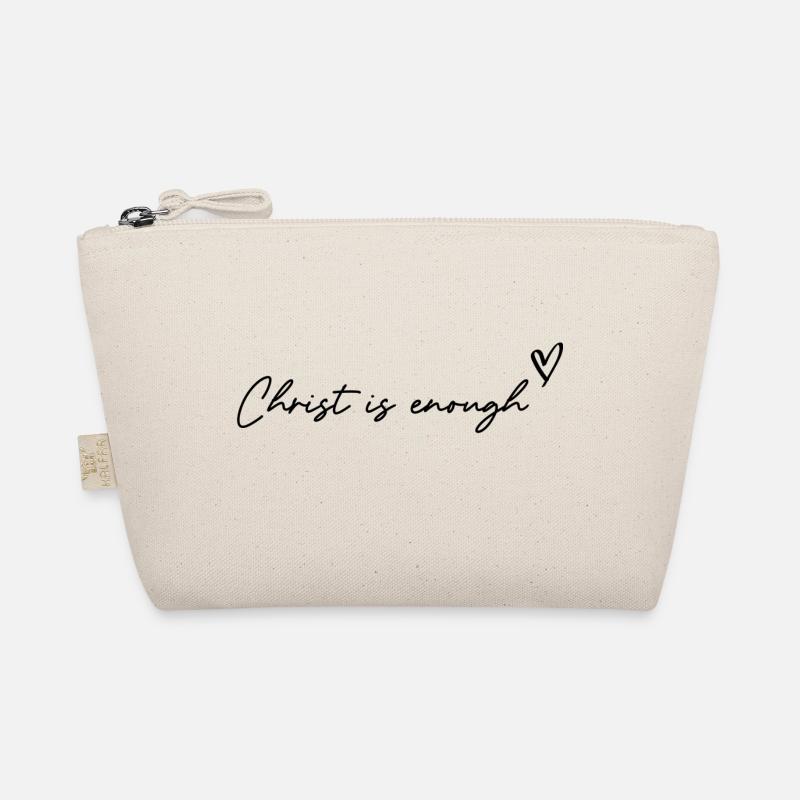 Christ is enough - Organic Pouch - nature