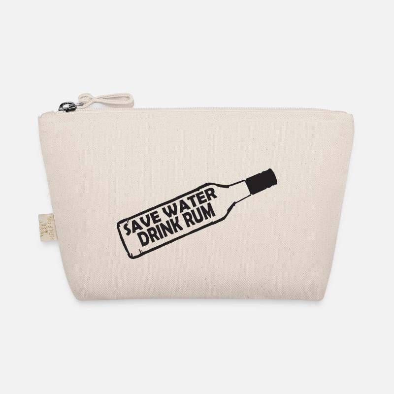 Save water drink rum Organic Pouch
